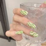 Faux Ongles Vert Pastèque | OnglesOnline
